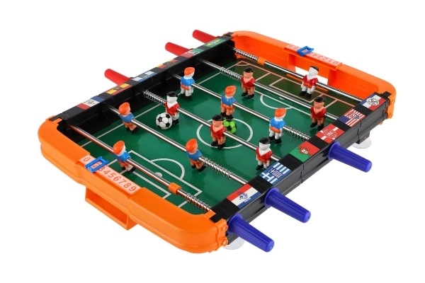 Fodbold/Bordfodbold plast/metal familiespil i kasse 37x34,5x6cm