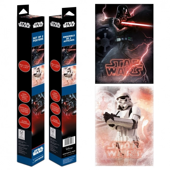 Sæt med mini plakater Star Wars (2 stk)