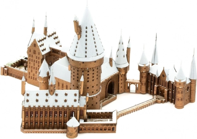 METAL EARTH 3D-puslespil Harry Potter: Snedækket Hogwarts-slot (ICONX)