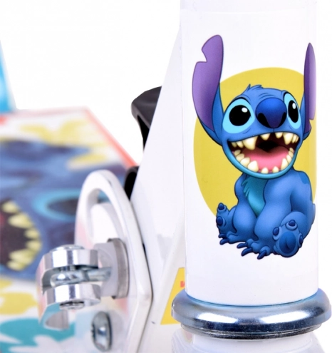 Sammenklappelig Disney STITCH løbehjul hvid til børn op til 50 kg