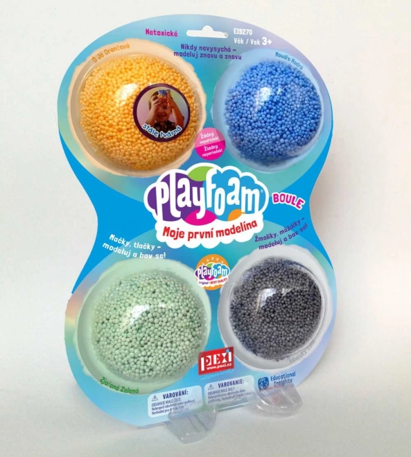 Skum ler PlayFoam - drengefarver 4pak