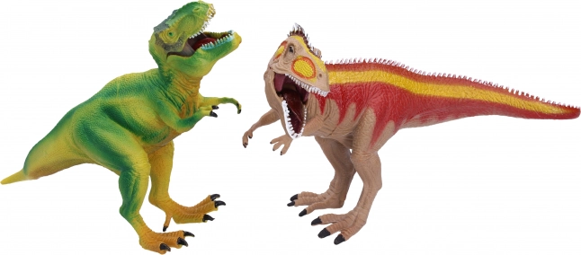 Gummi-dinosaur med bevægelig kæbe 25 cm