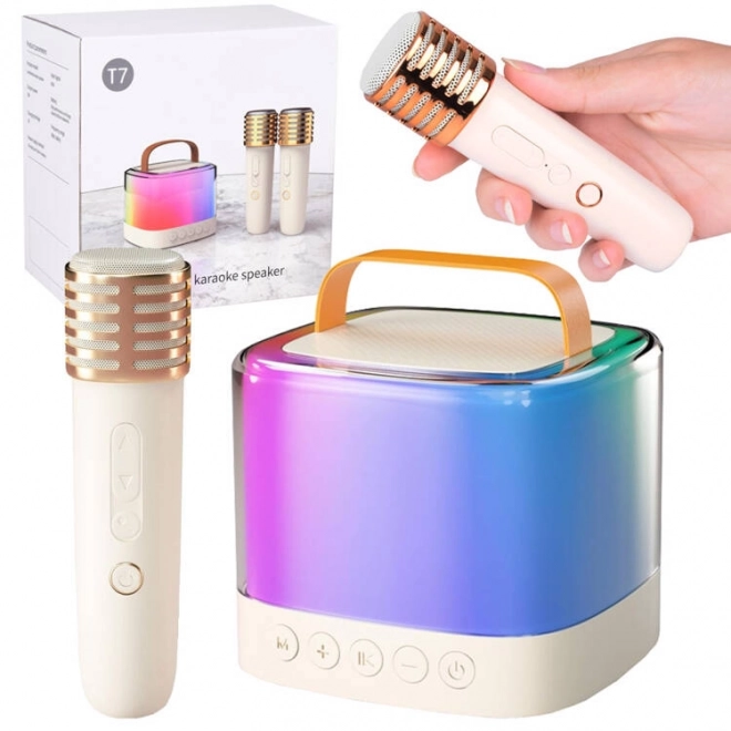Mikrofon med trådløs højttaler og Bluetooth