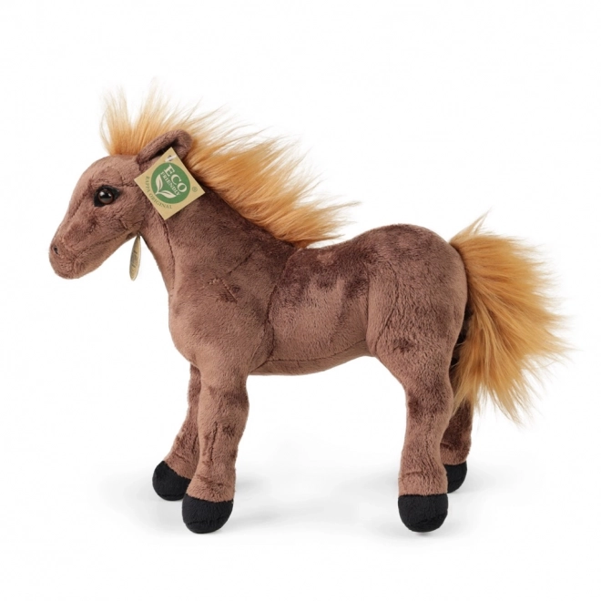 Plys hest brun 29 cm ØKO-VENLIG