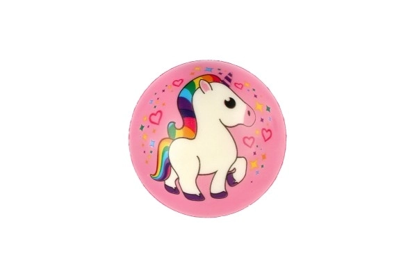 Unicorn bold skum 8cm mix farver i pose 24 stk i æske