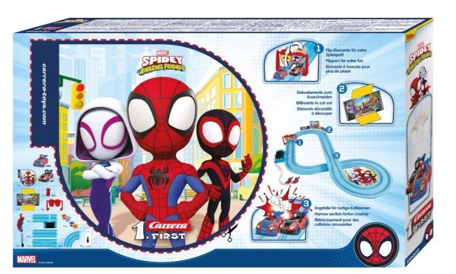 Bilbane med biler Første Spider Man Spidey Go 2,9 m