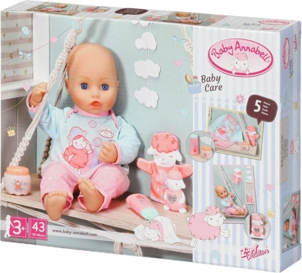 Plejesæt til Baby Annabell-dukke