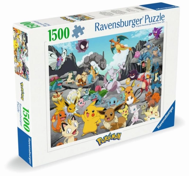 Puslespil 1500 stk Pokemon Classic