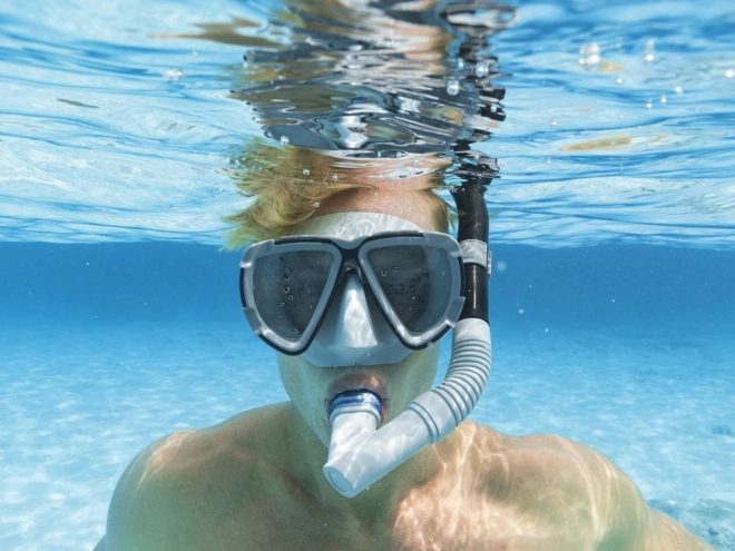 Maske og snorkel til dykning Bestway – Sort