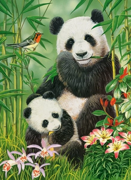 Castorland Puzzle Panda Brunch 300 brikker