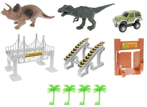 Dinosaur Park Sæt med Bane