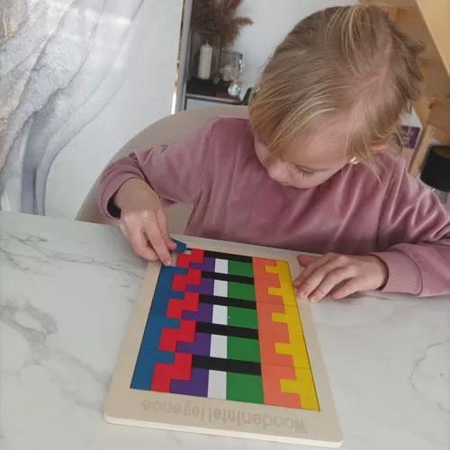 Træpuslespil / tetris Kruzzel 22667