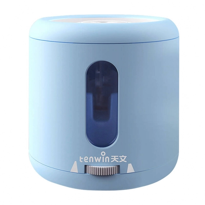Elektrisk blyantspidser Tenwin 8035-3 med batteri/USB skuffe (blå)