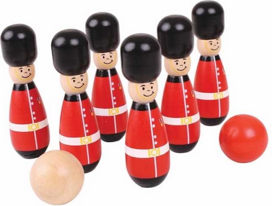 Kegler Engelske Gardister fra Bigjigs Toys