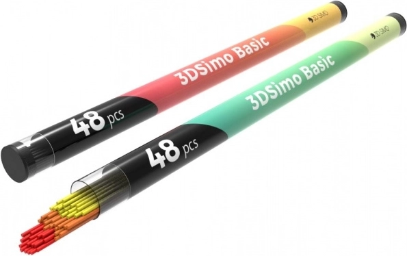 filament pcl pro 3d pen basic – sæt med 3 farver, 15 m