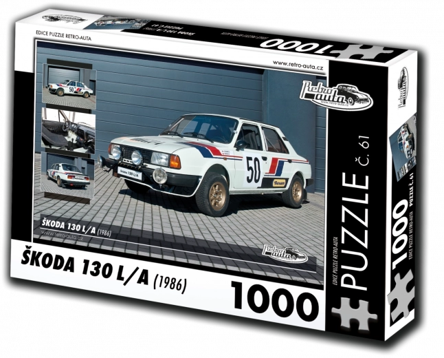 Puslespil RETRO-AUTA Škoda 130 L (1986) – 1000 brikker