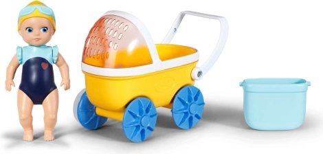 Baby born Splish Splash badeklapvogn med dukken Emma til badekarret