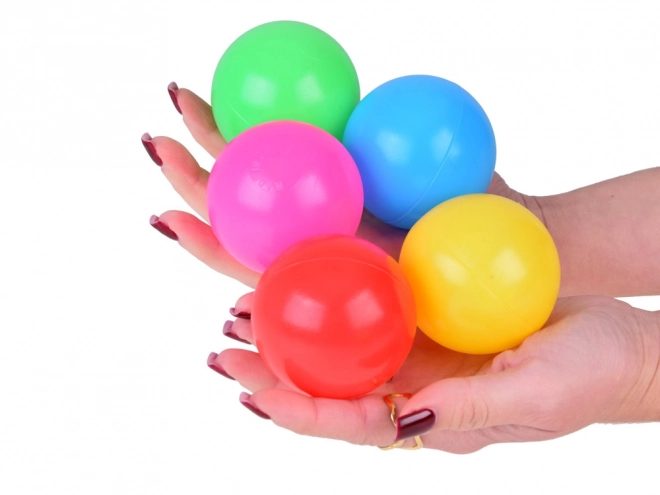 Farverige kuglelegedimmere 6cm 50 stk kugler i blød plast ZA5411