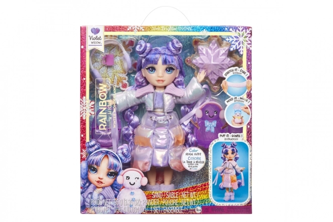Rainbow High Vinter mode dukke - Violet (Lilla) TV