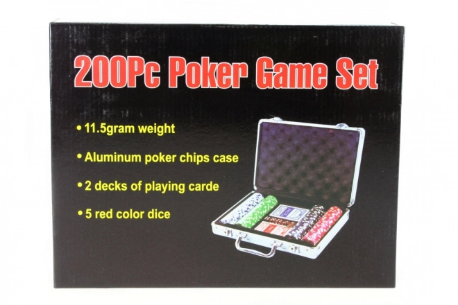 Poker sæt i kuffert