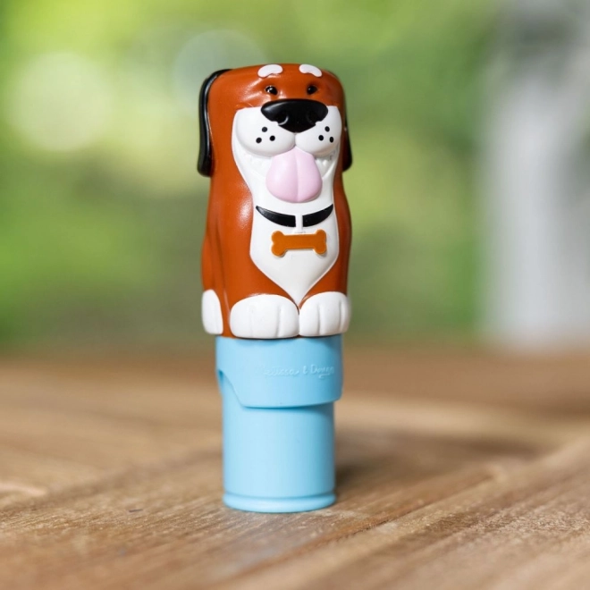 Mærkat WOW! Stempelklistermærke hund
