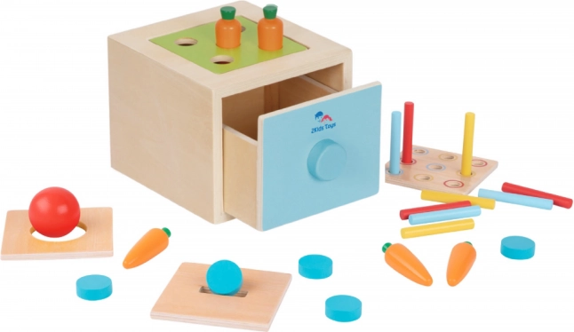 2Kids Toys Træ multifunktionelt putte-legetøj