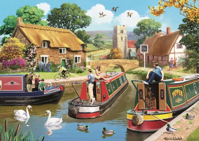 Ravensburger puslespil Rolig Sejlads 1000 brikker