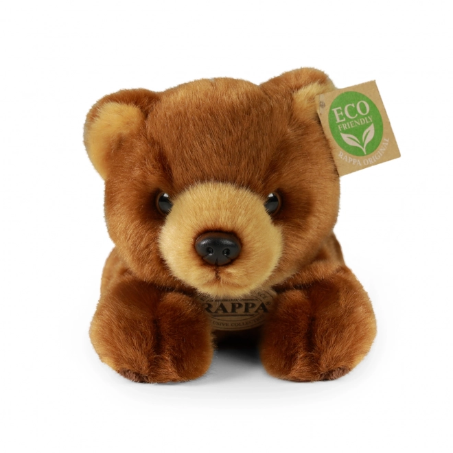 Brun liggende bamse 20 cm ØKO-VENLIG