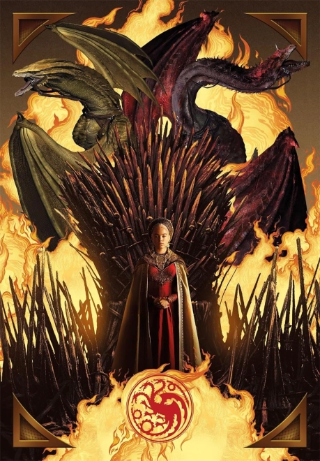 CLEMENTONI Puslespil Rod draka: Rhaenyra Targaryen 1000 brikker