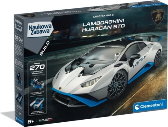 Mekanisk laboratoriebyggesæt LAMBORGHINI Huracán STO – polsk version fra Clementoni