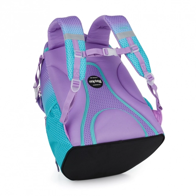 Skolerygsæk OXY Ombre Blue- pink