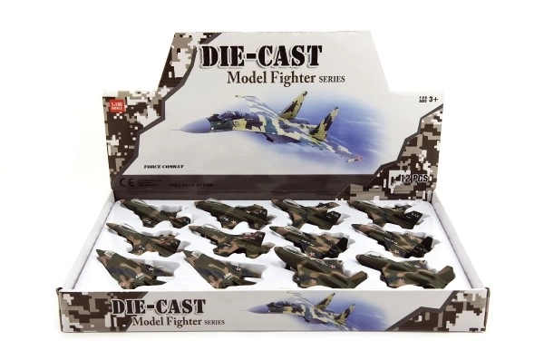 Fly/jagerfly militær metal/plast 9cm