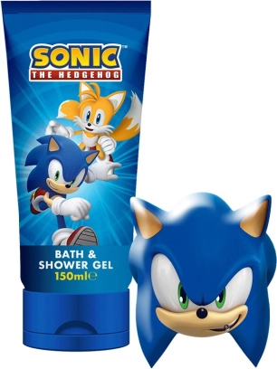Sonic gavesæt brusegel og badeskum 150 ml med vand-sprøjte