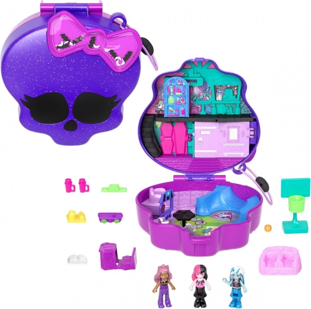Kompakt sæt Polly Pocket og Monster High