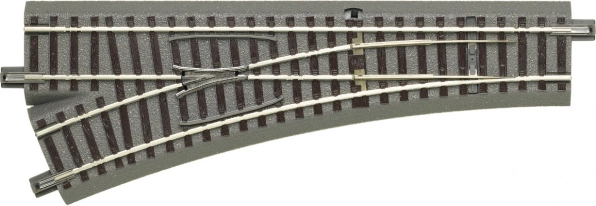 Roco geoLINE venstresporskifte med ballast H0