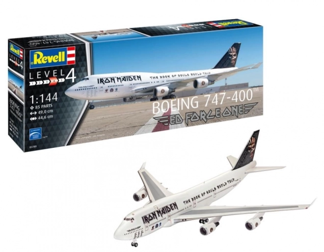 Model af flyet Boeing 747-400 Ed Force One