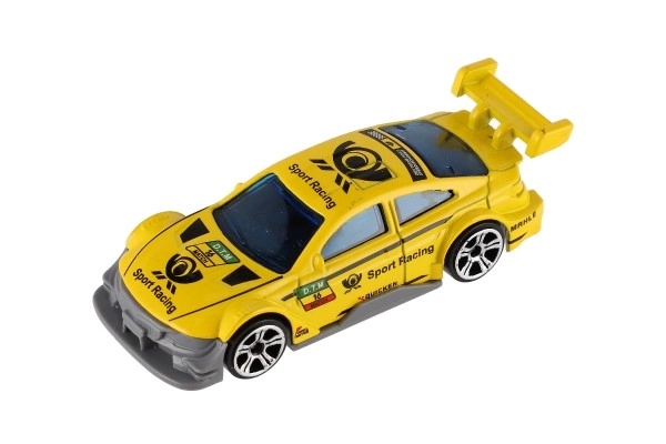Auto racer 6 stk metal/plast 8cm til fri hånd i æske 10,5x27x4cm
