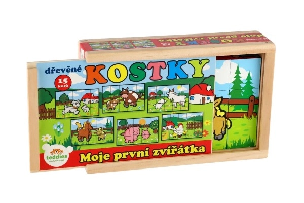 Træklodser Mine første dyr 15 stk