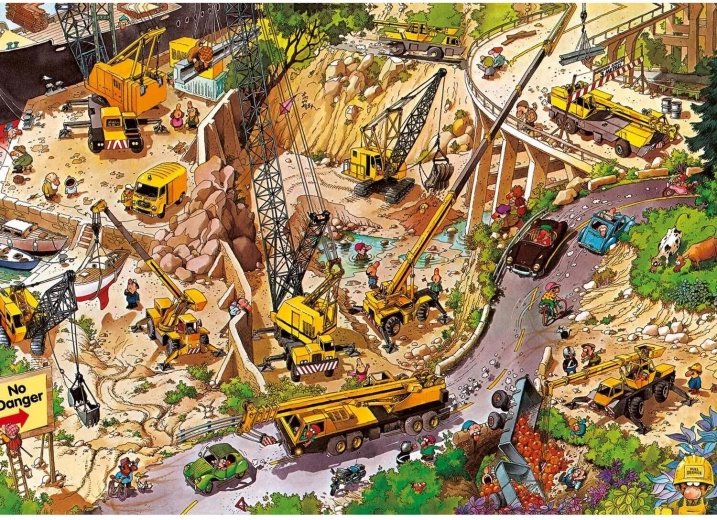 Puzzle HEYE Låsesprænger Tonio 1000 brikker