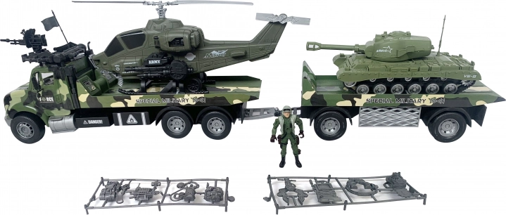 Militærtrækker med soldat 80 cm