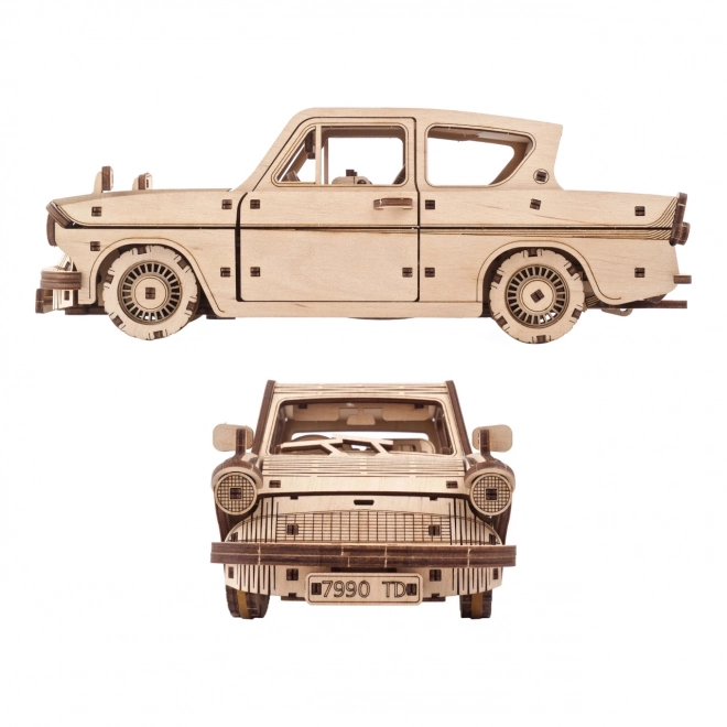 Ugears 3D træmaskinpuslespil Harry Potter Flyvende Ford Anglia