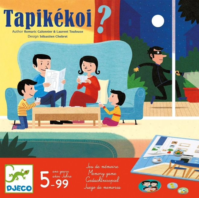 DJECO Pas på tyvene! hukommelsesspil