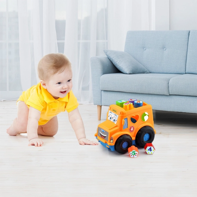 Indsæt BABY bus til de mindste, orange