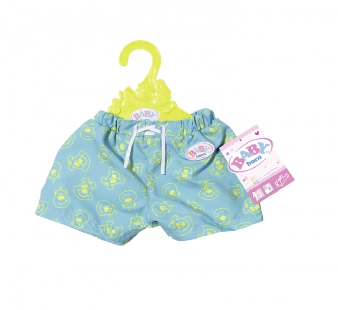 Baby born strand sommer shorts blå