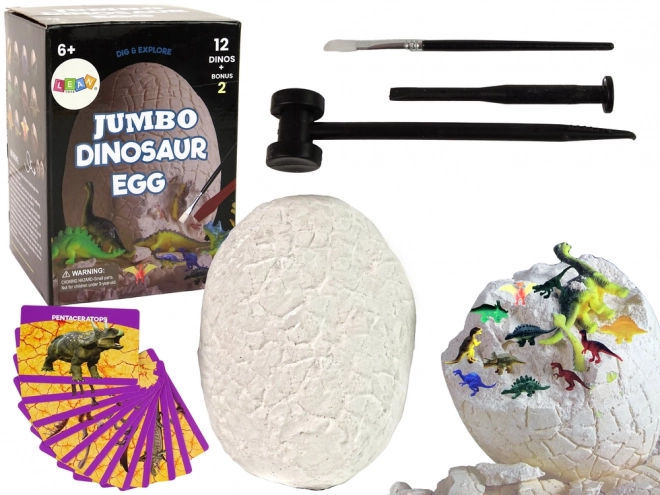 Gigantisk dinosaurusæg - Sæt til paleontologer