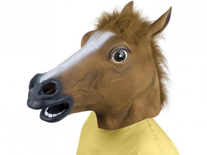 Latex hestemaske til fest