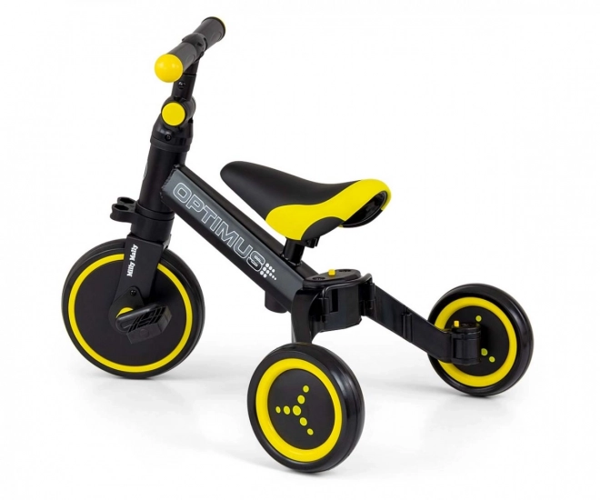 Børnetricycle 3 i 1 Optimus Sort