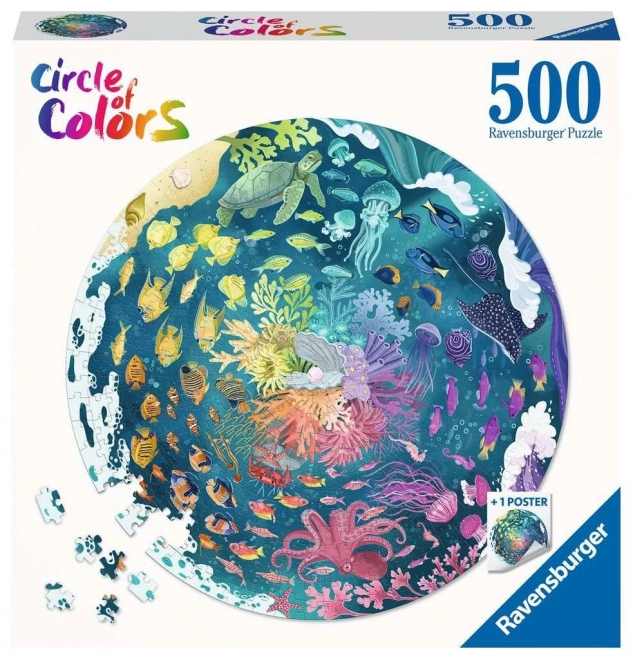 Puslespil Ravensburger Ocean 500 stykker