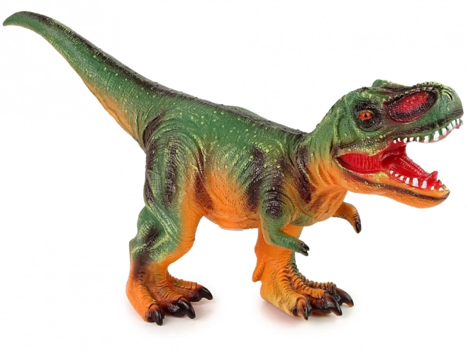 Stor dinosaur Tyrannosaurus Rex Grøn og orange lyd 60 cm lang