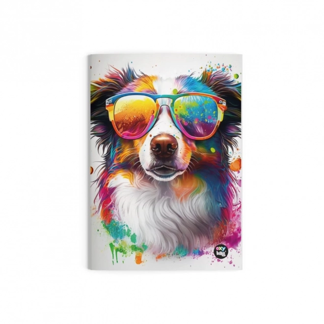 A4-linet notesbog Hund